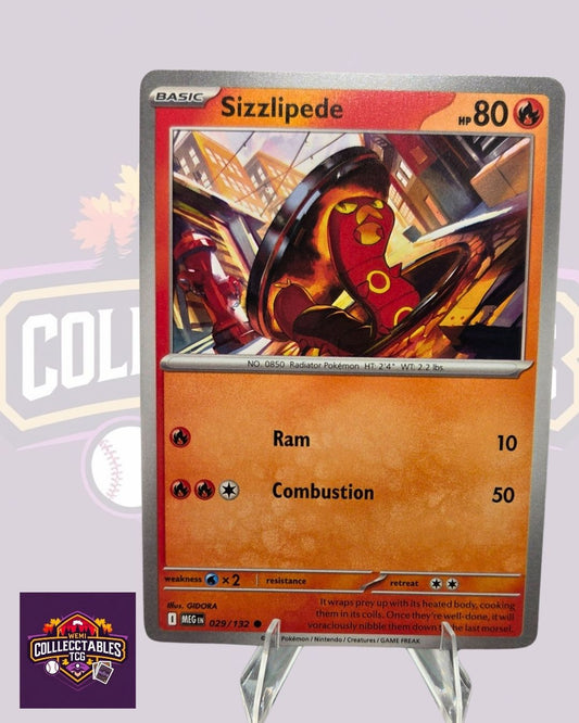 Sizzlipede – 029/132 | English Pokémon TCG Mega Evolutions